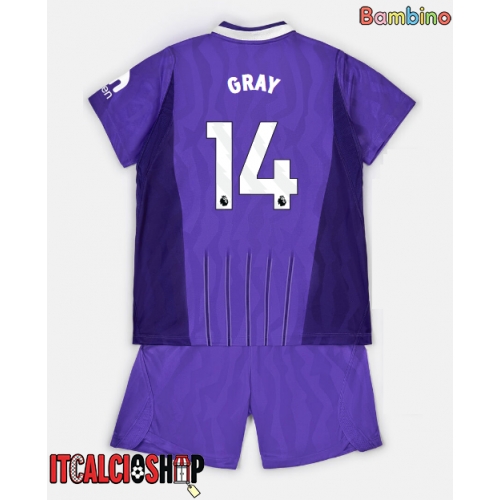 Tottenham Hotspur Archie Gray #14 Terza Maglia Bambino 2026-27 Manica Corta (+ Pantaloni corti)